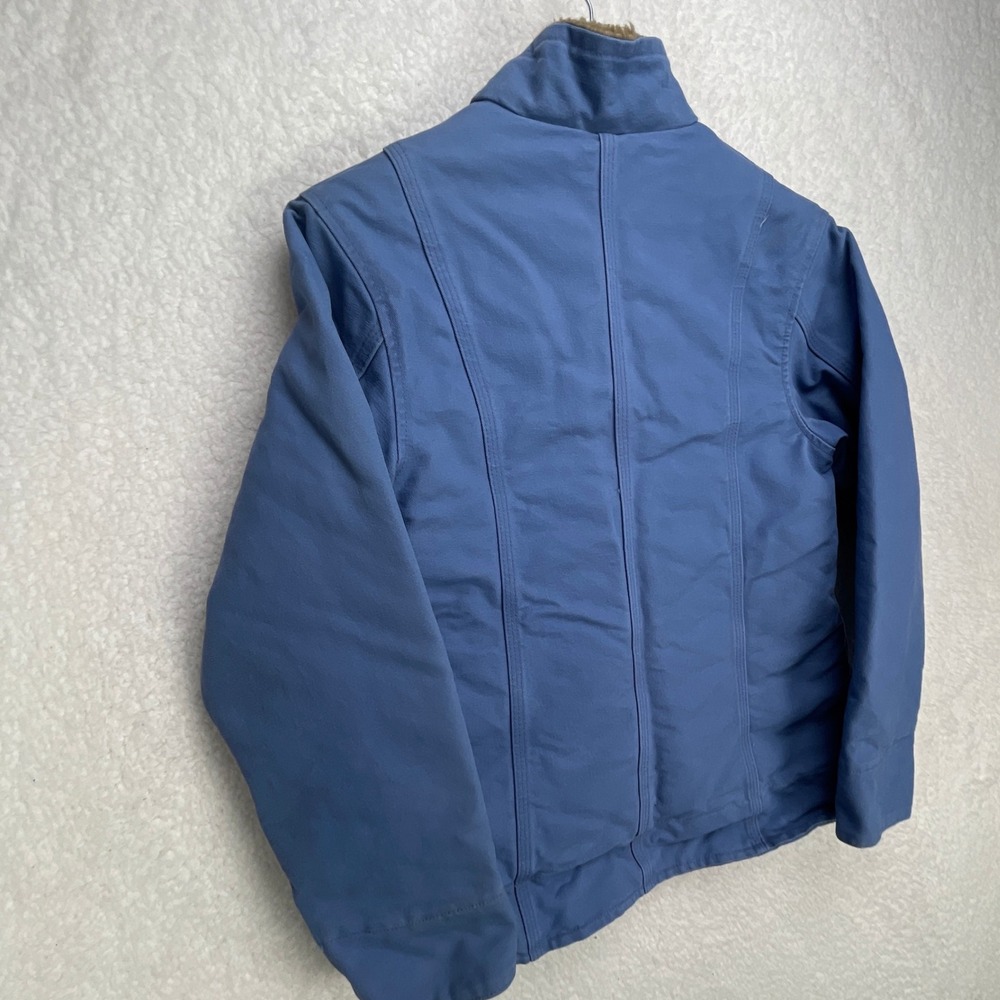 Carhartt‎ Jacket Sherpa Lined Womens Medium WJ022 FHB French Blue NWT - Picture 15 of 16